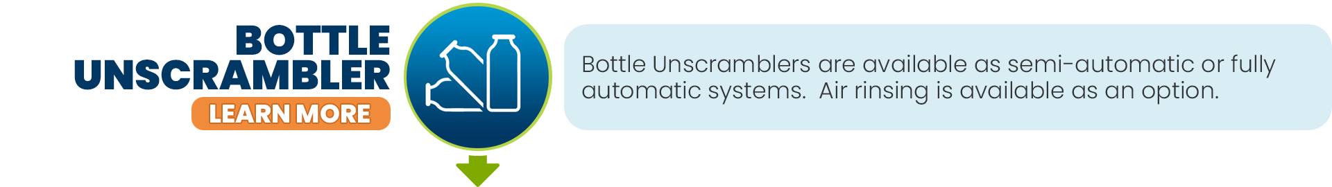 Bottle Unscrambler - Block Liquid